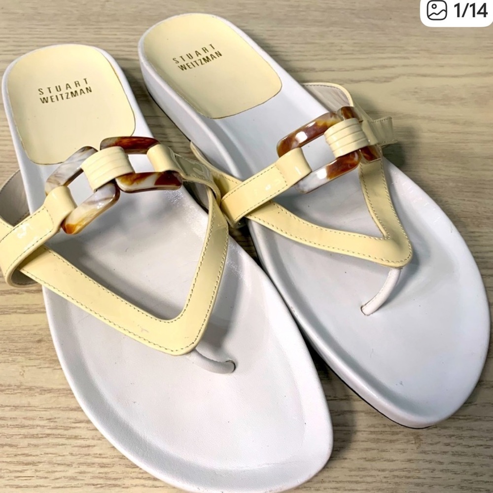 STUART WEITZMAN ladies, summer sandal, preowned good condition size 7 1/2 - Picture 8 of 8